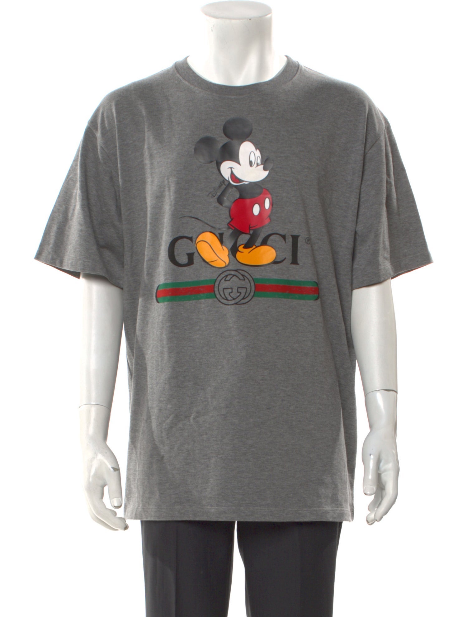 Gucci x Disney Web Accent Crew Neck T-Shirt