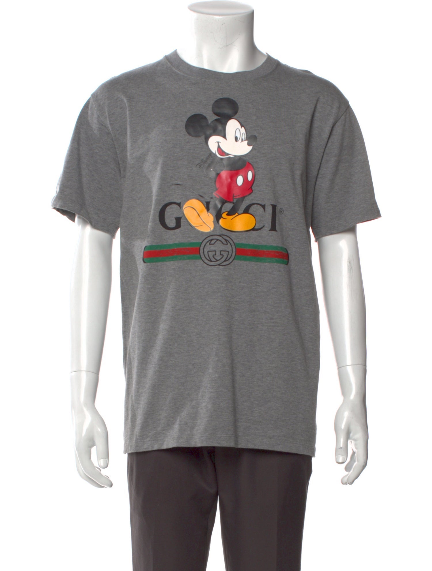 Gucci x Disney Web Accent Crew Neck T-Shirt