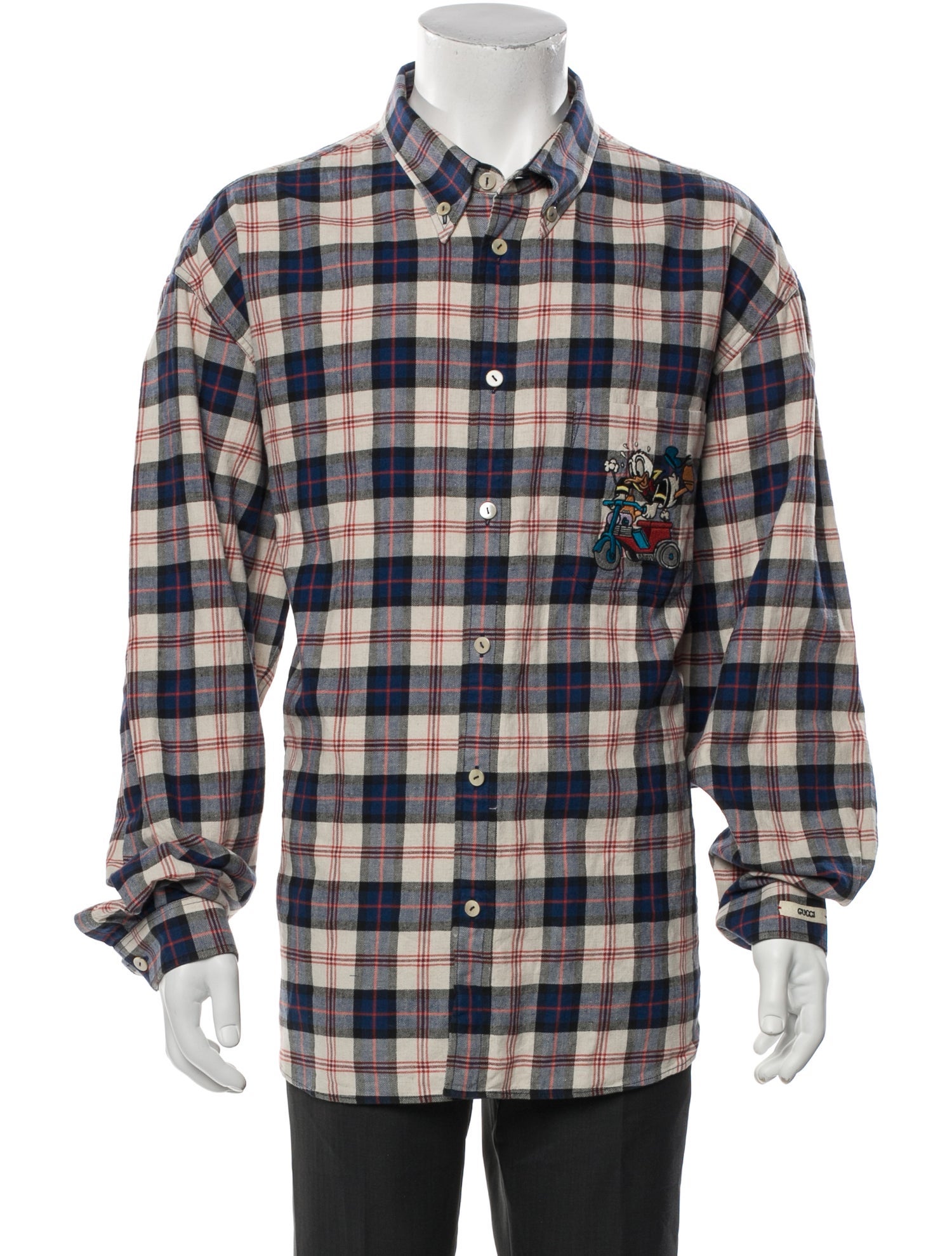 Gucci x Disney 2021 Plaid Print Shirt
