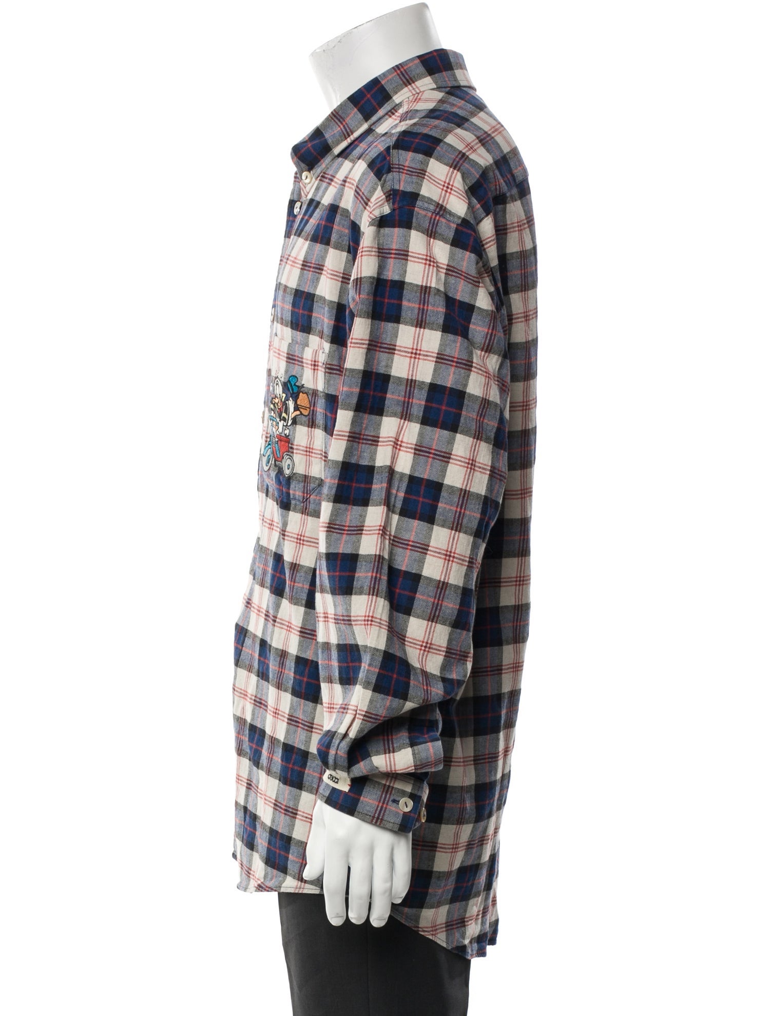 Gucci x Disney 2021 Plaid Print Shirt