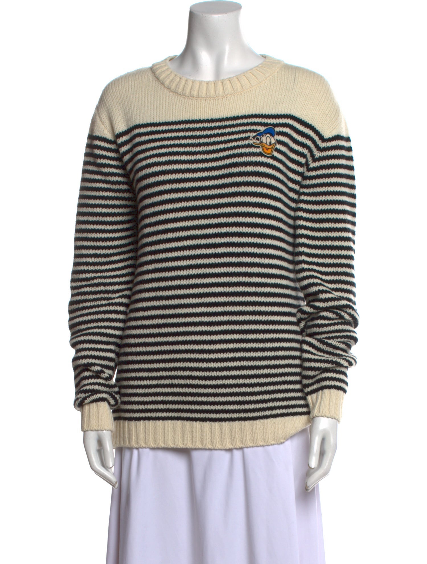 Gucci x Disney Striped Crew Neck Pullover