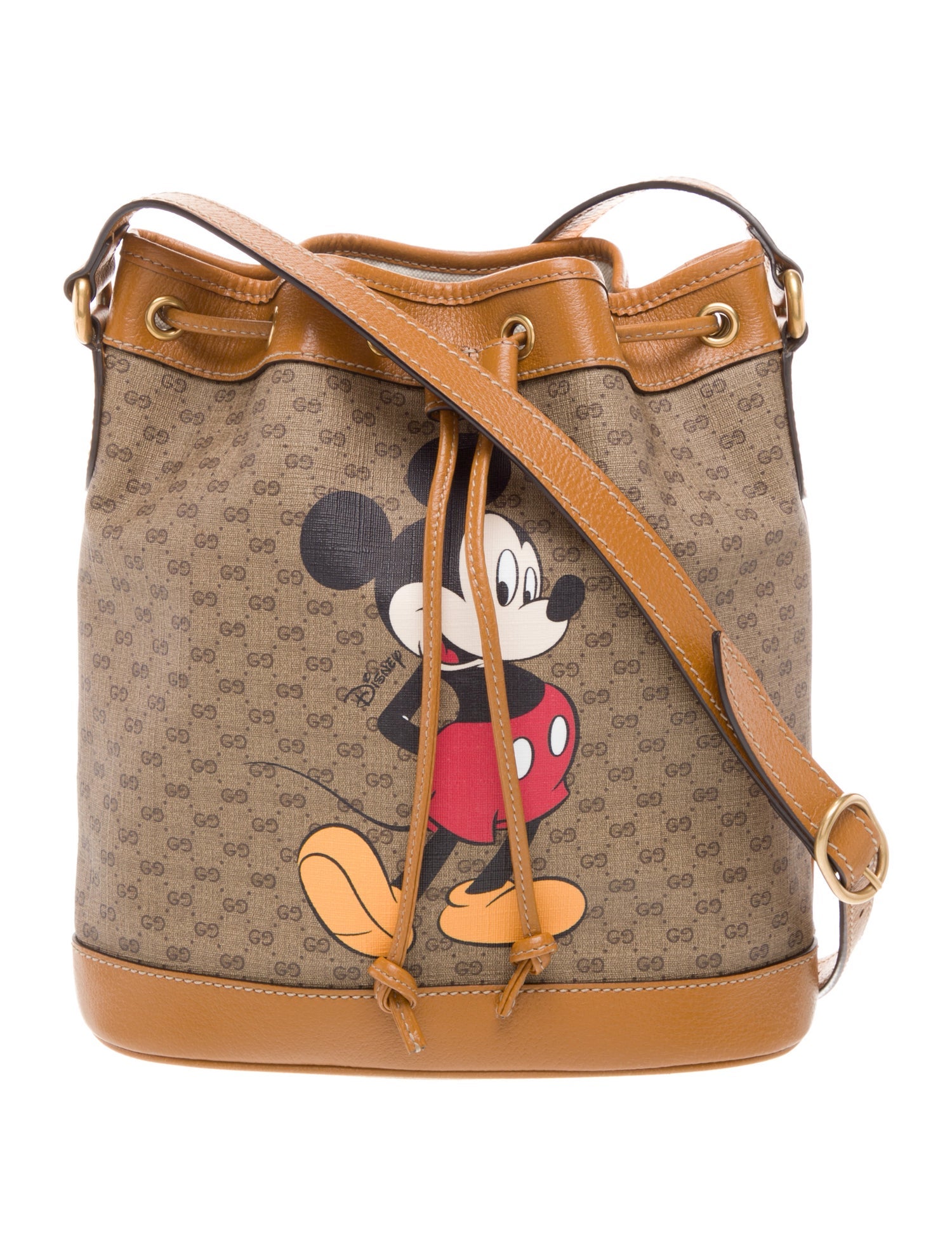 Gucci x Disney Micro GG Monogram Bucket Bag