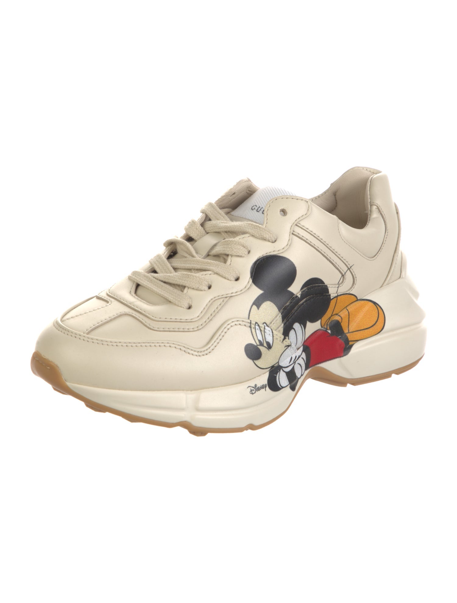 Gucci x Disney Leather Graphic Print Chunky Sneakers