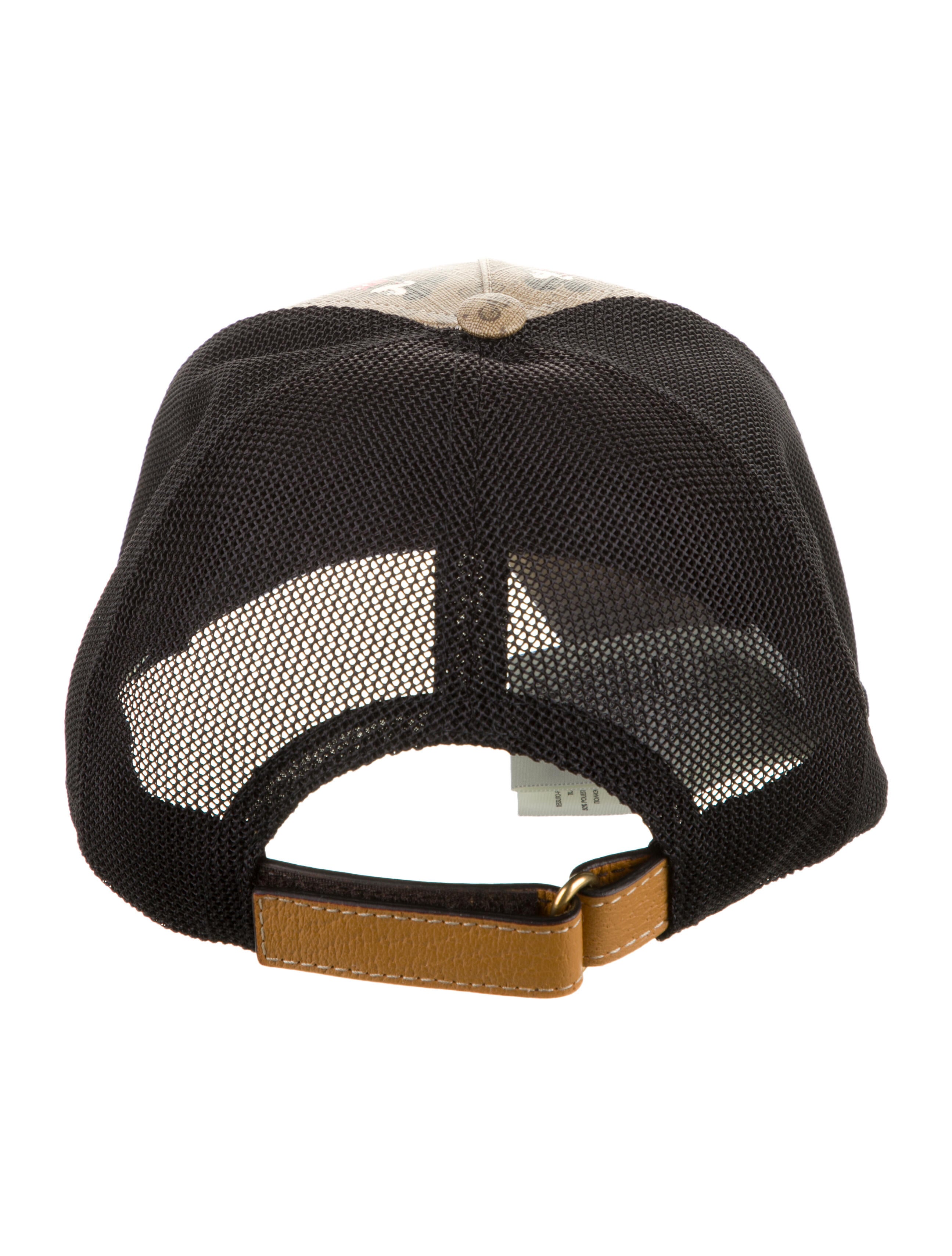 Gucci x Disney GG Supreme Monogram Mickey Mouse Baseball Hat w/Tags