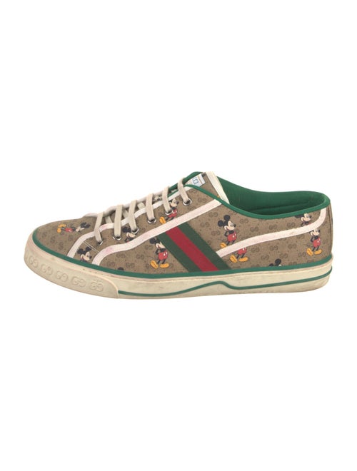 Gucci x Disney Web Accent Canvas Sneakers