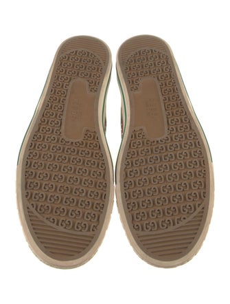 Gucci x Disney Web Accent Canvas Sneakers