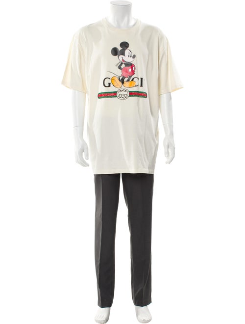 Gucci x Disney Web Accent Crew Neck T-Shirt