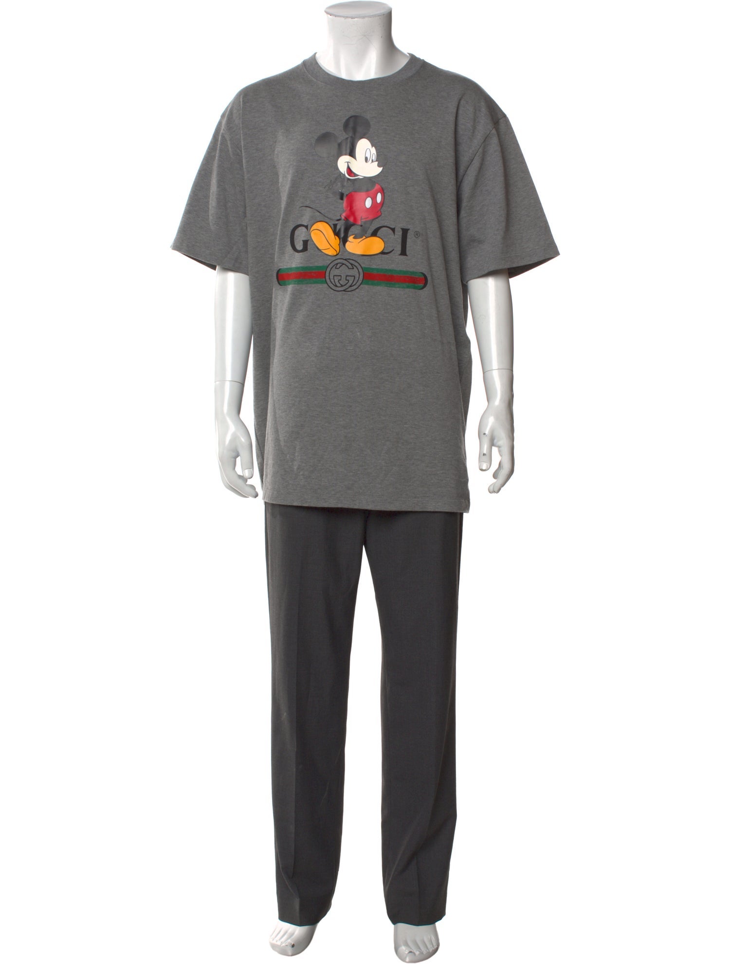 Gucci x Disney Web Accent Crew Neck T-Shirt