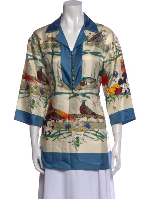 Gucci x Disney Silk Printed Tunic