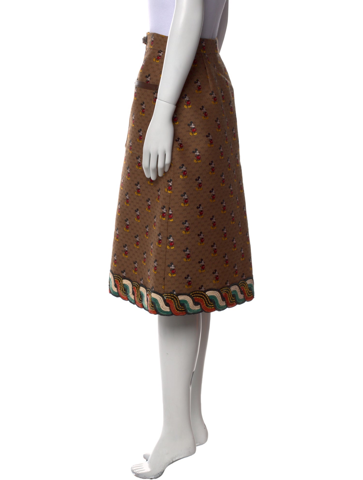 Gucci x Disney Mickey Knee-Length Skirt