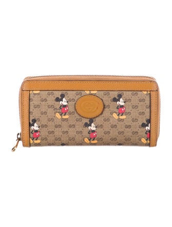 Gucci x Disney Interlocking G Logo Continental Wallet