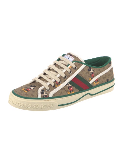 Gucci x Disney Web Accent Canvas Sneakers