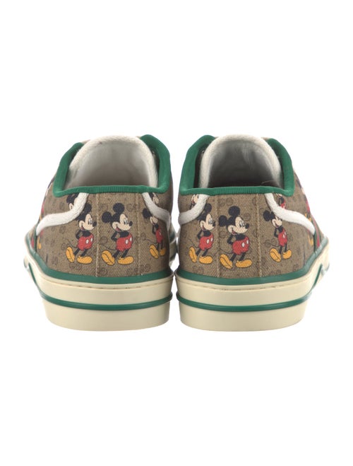Gucci x Disney Web Accent Canvas Sneakers