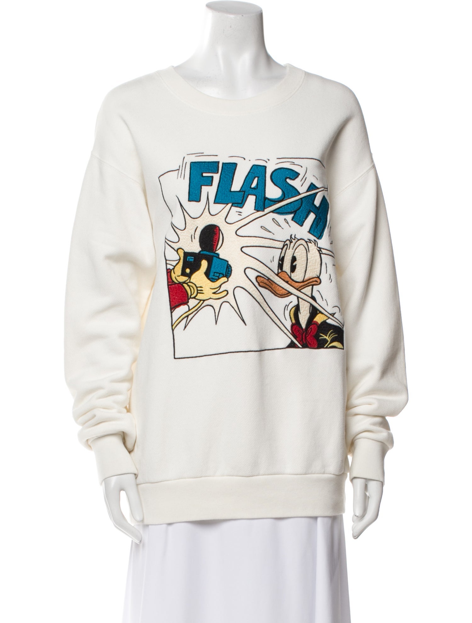 Gucci x Disney Donald Duck Graphic Print Sweatshirt
