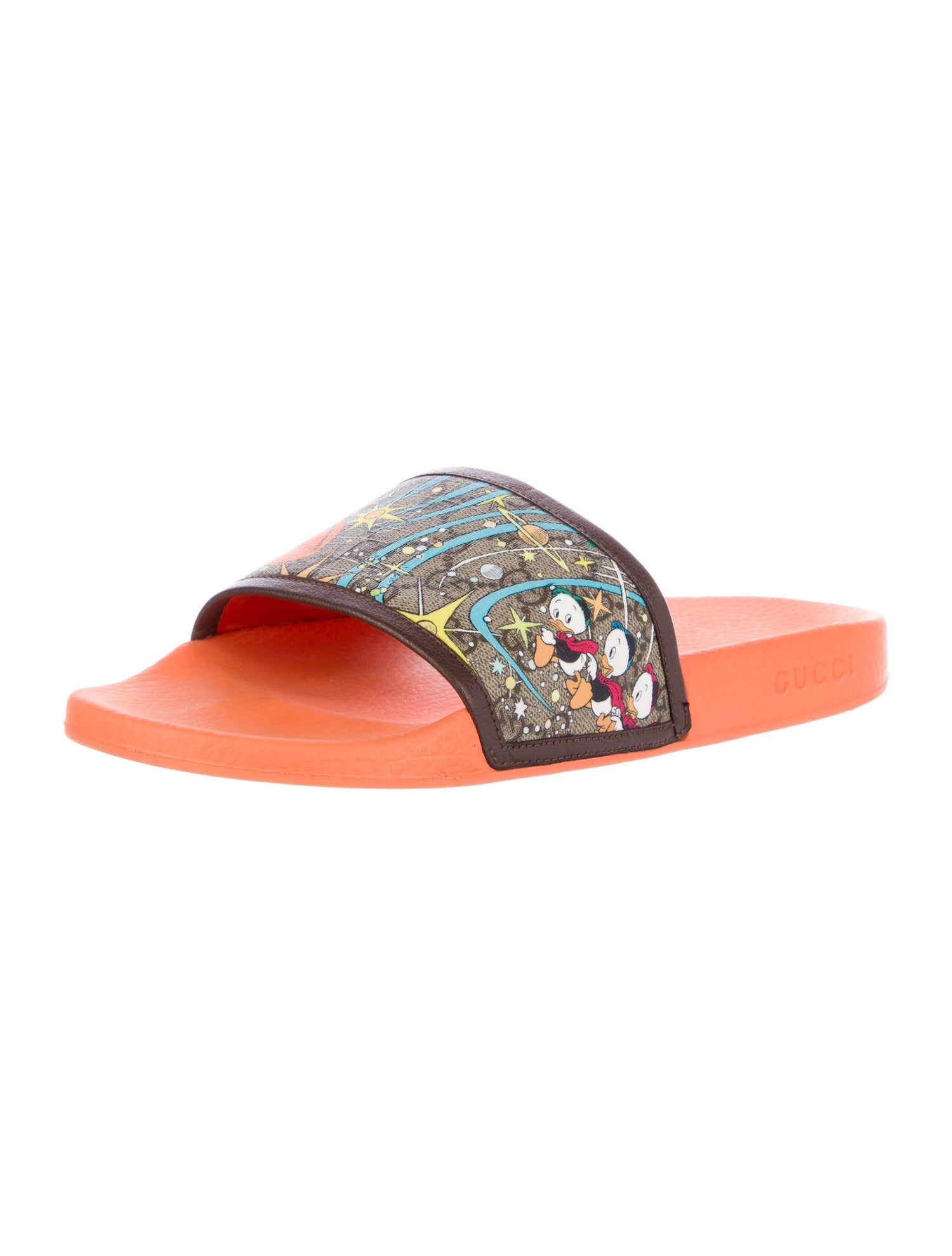 Gucci x Disney Donald Duck GG Supreme Slides