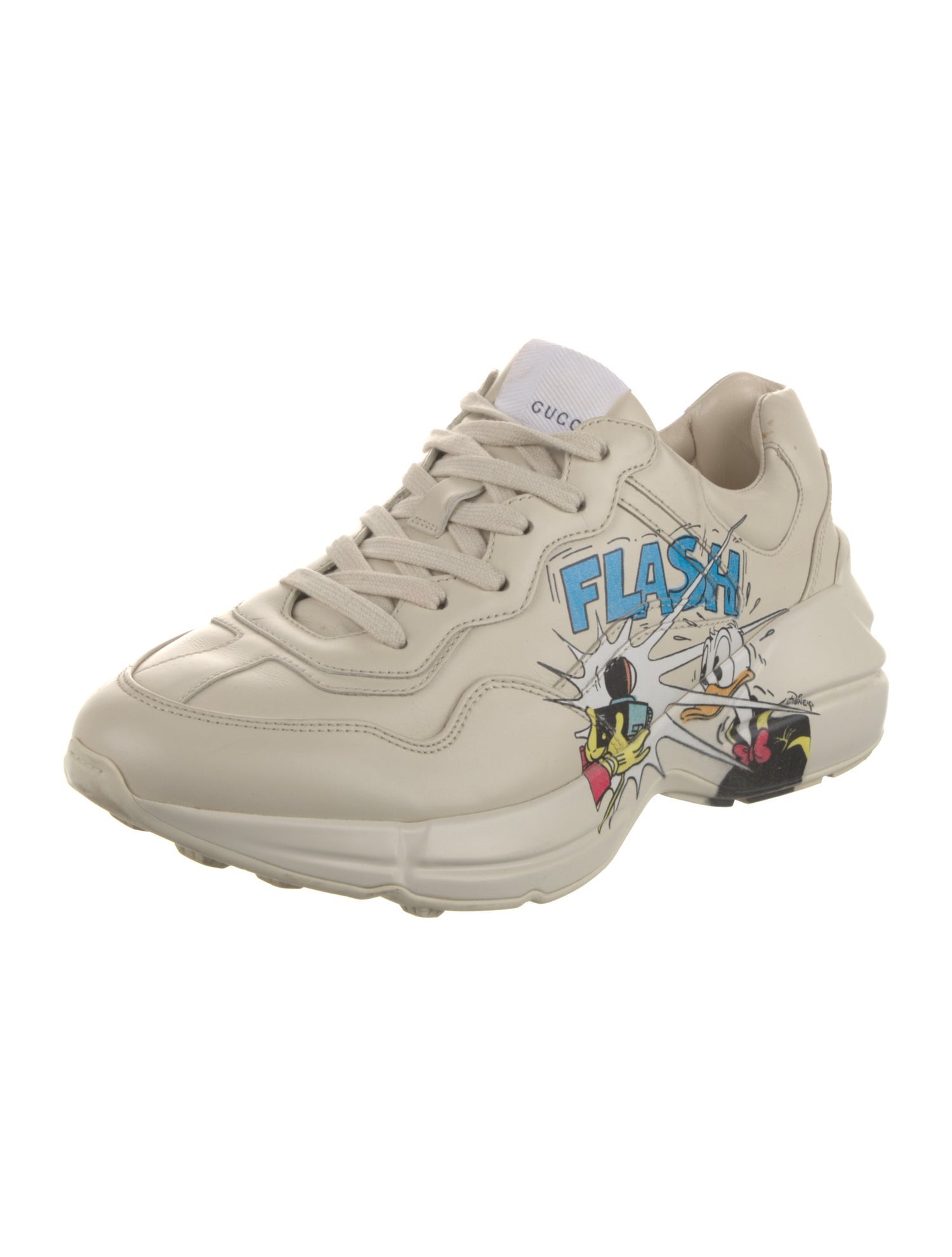 Gucci x Disney Donald Duck 'Flash' Rhyton Sneakers - Neutrals
