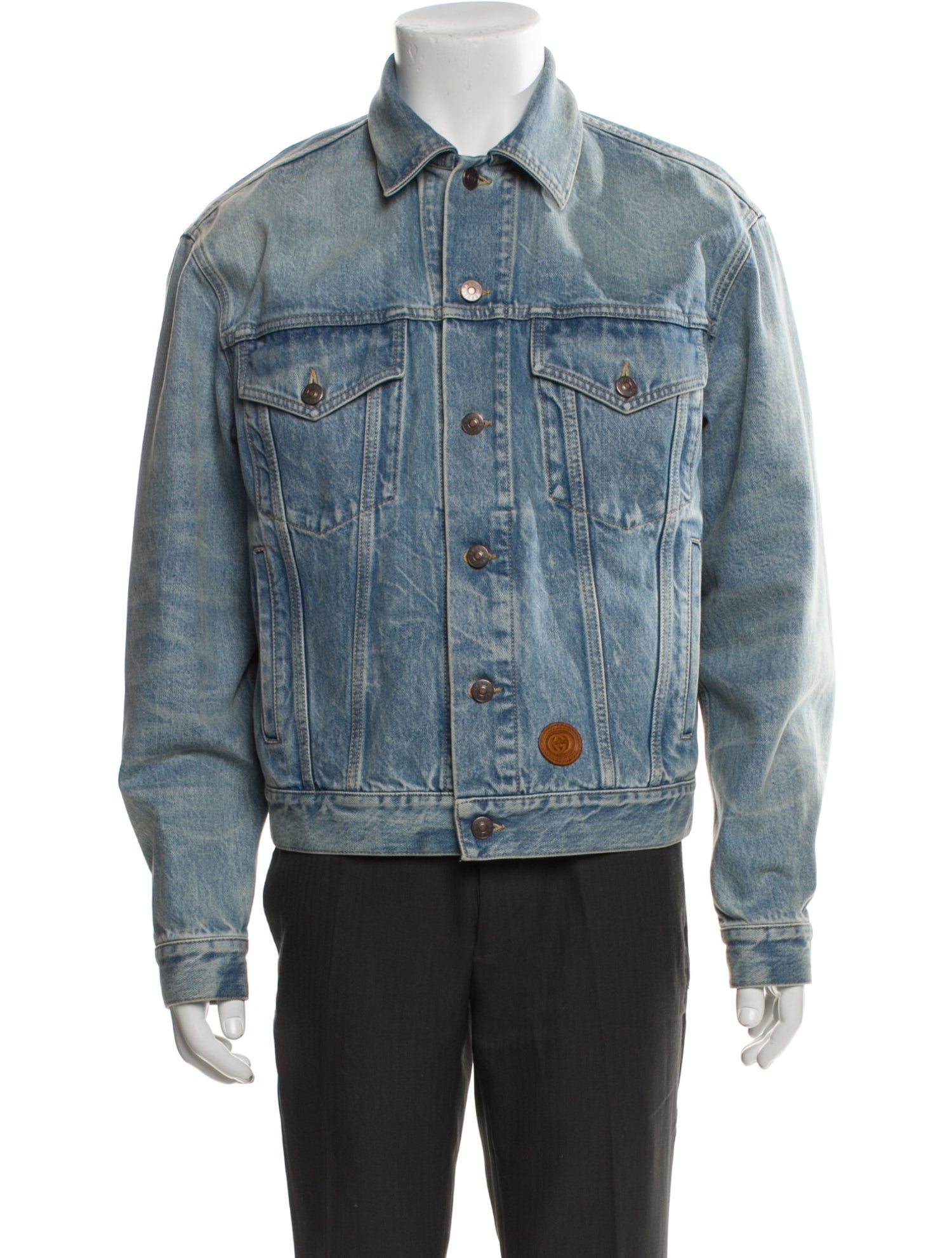 Gucci x Disney Donald Duck Interlocking G Logo Denim Jacket