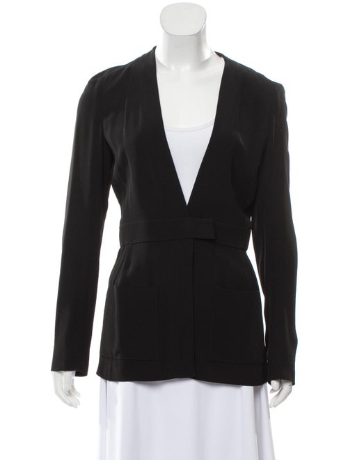 Genny Collarless Blazer Black