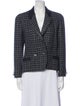 Genny Houndstooth Print Blazer