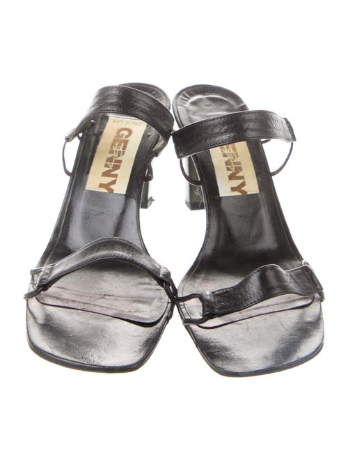 Genny Leather Slides