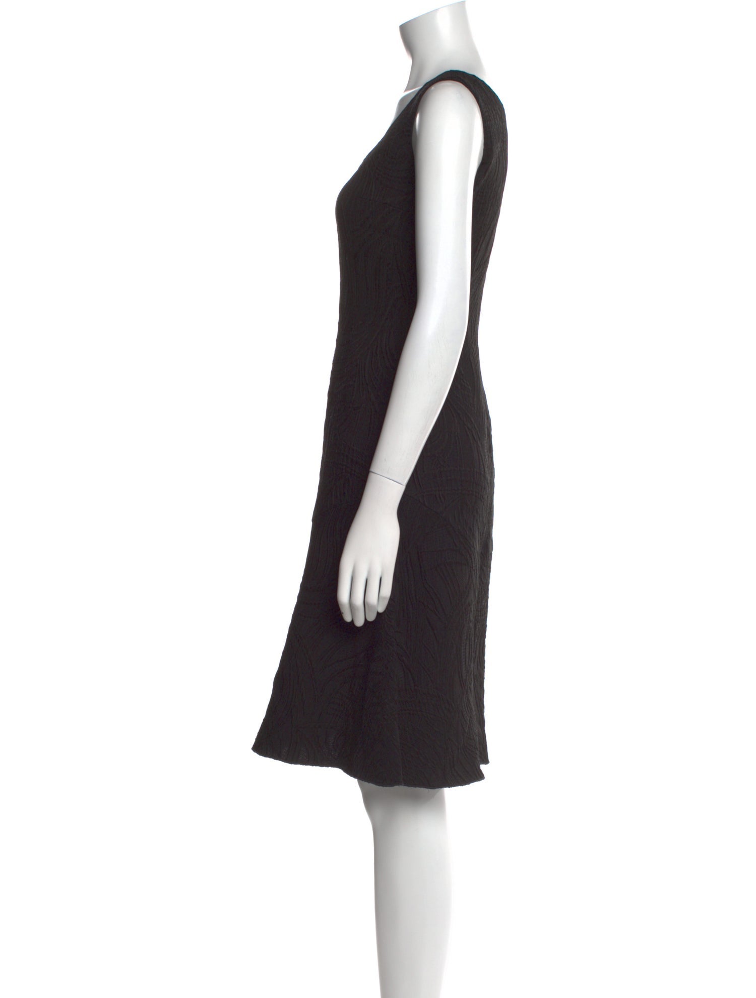 Genny Scoop Neck Knee-Length Dress