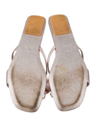 Genny Leather Studded Accents Slides