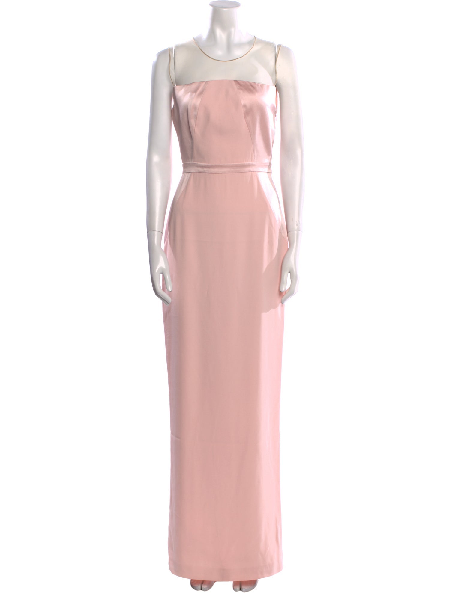 Genny Scoop Neck Long Dress