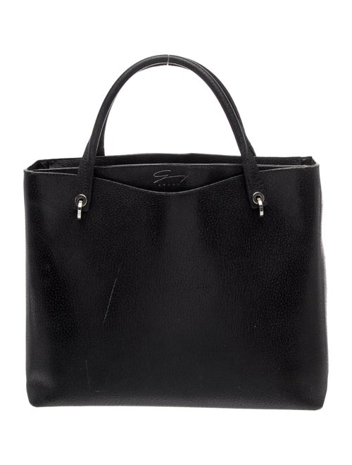 Genny Leather Top Handle Bag
