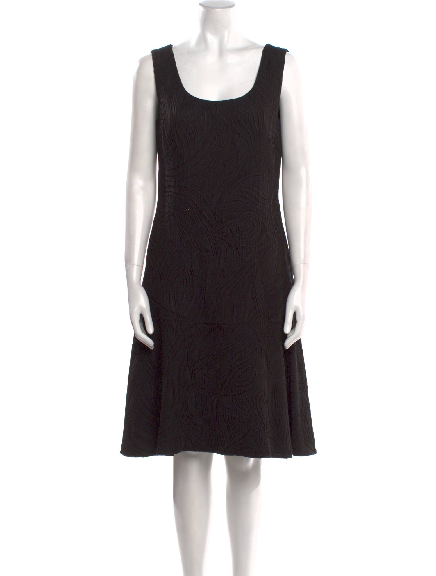 Genny Scoop Neck Knee-Length Dress