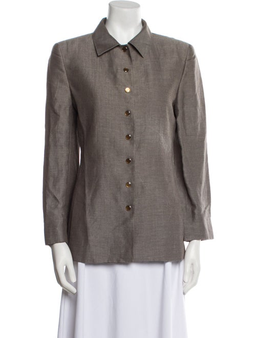 Genny Wool Striped Blazer