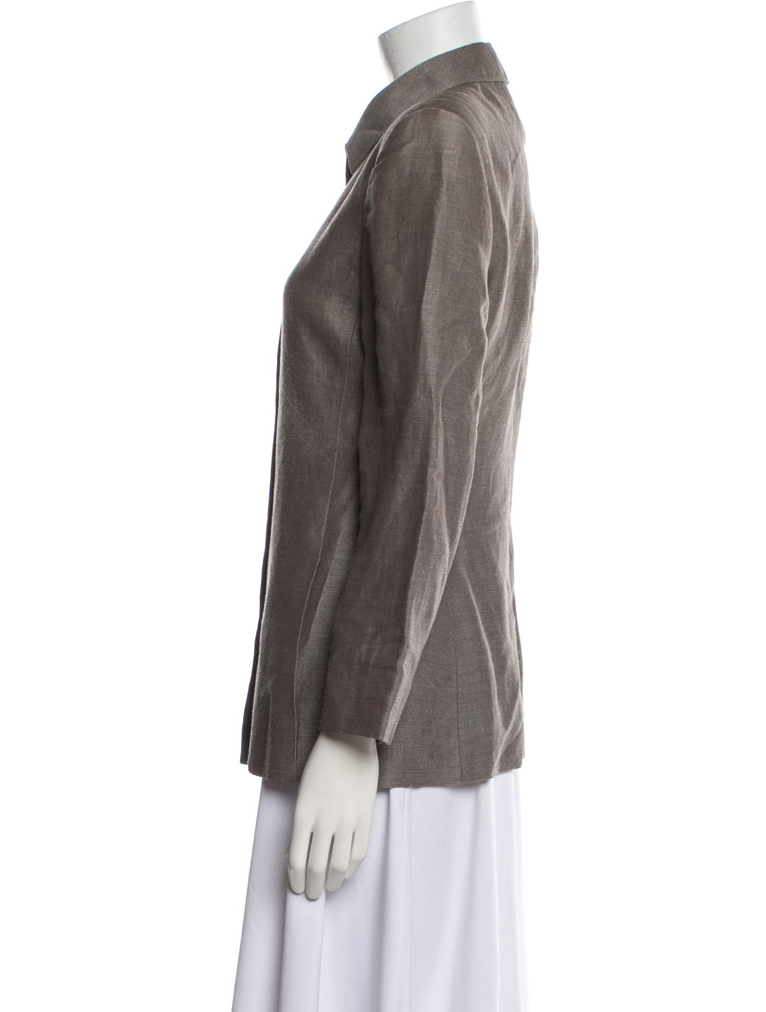 Genny Wool Striped Blazer