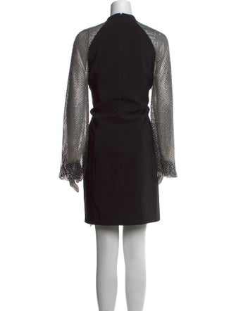 Genny Mock Neck Mini Dress