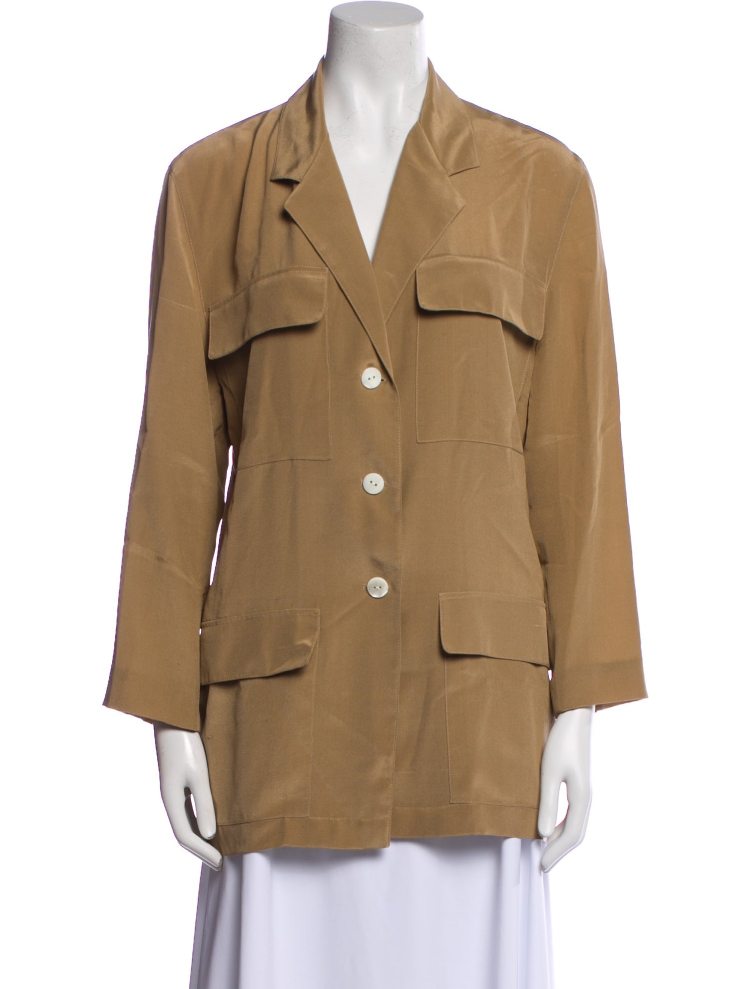 Genny Silk Utility Jacket
