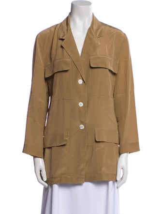 Genny Silk Utility Jacket