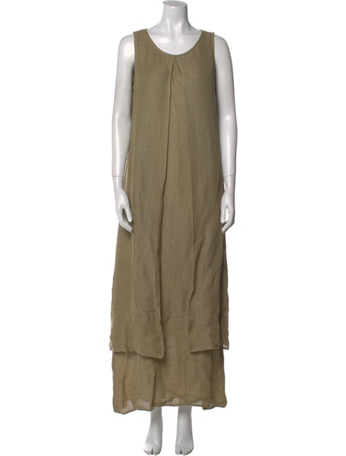 Genny Scoop Neck Long Dress