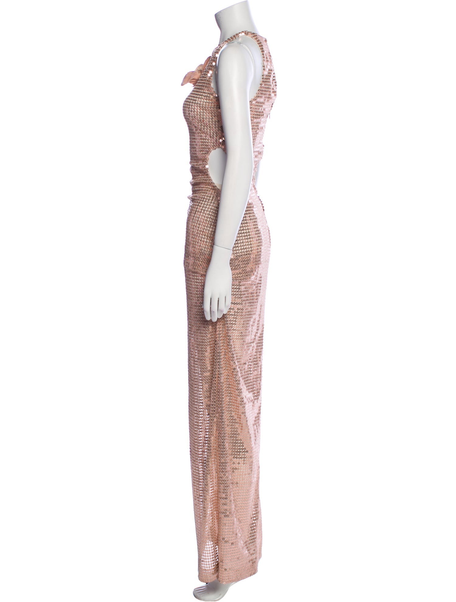 Genny Crew Neck Long Dress