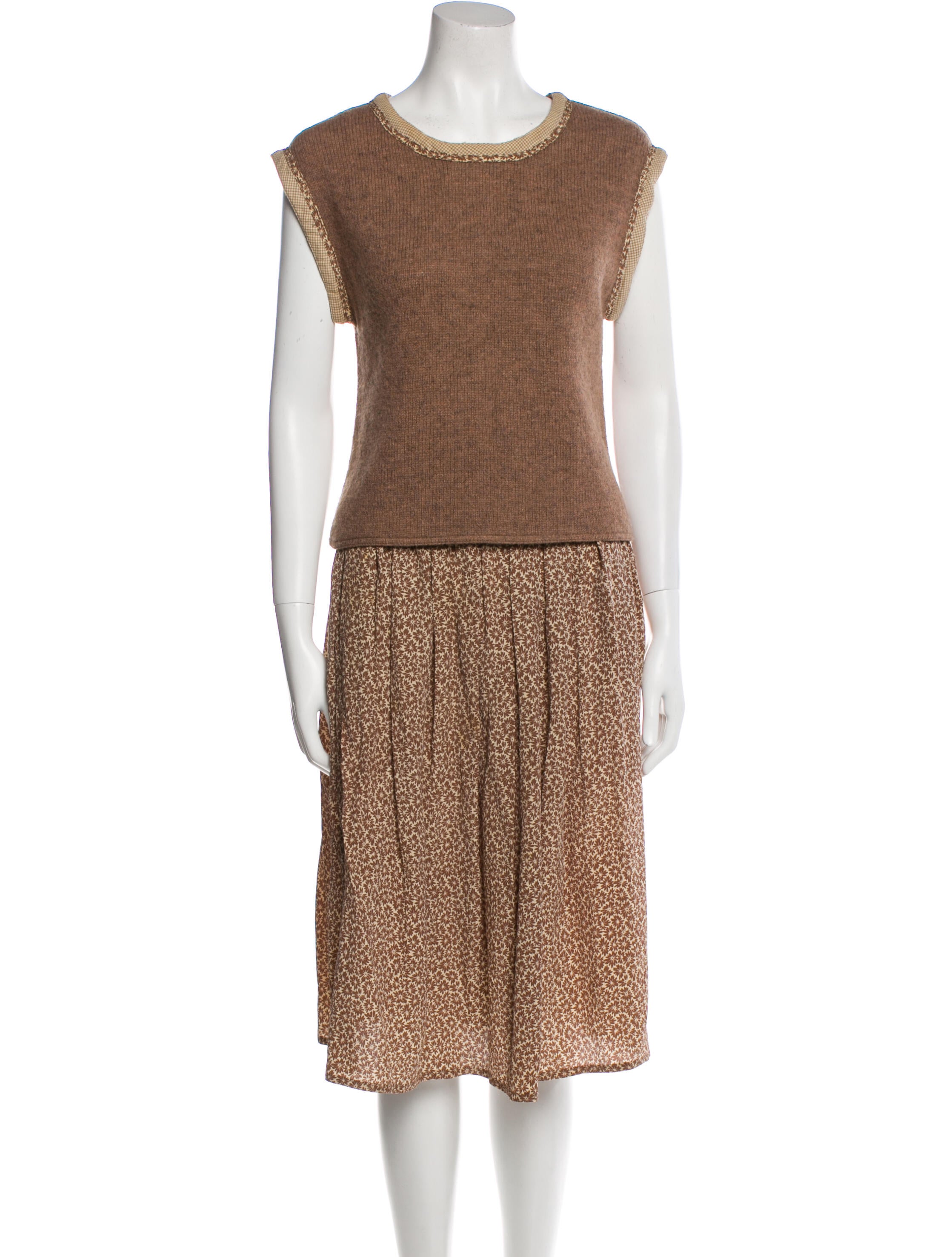 Geoffrey Beene Vintage 1980's Skirt Set