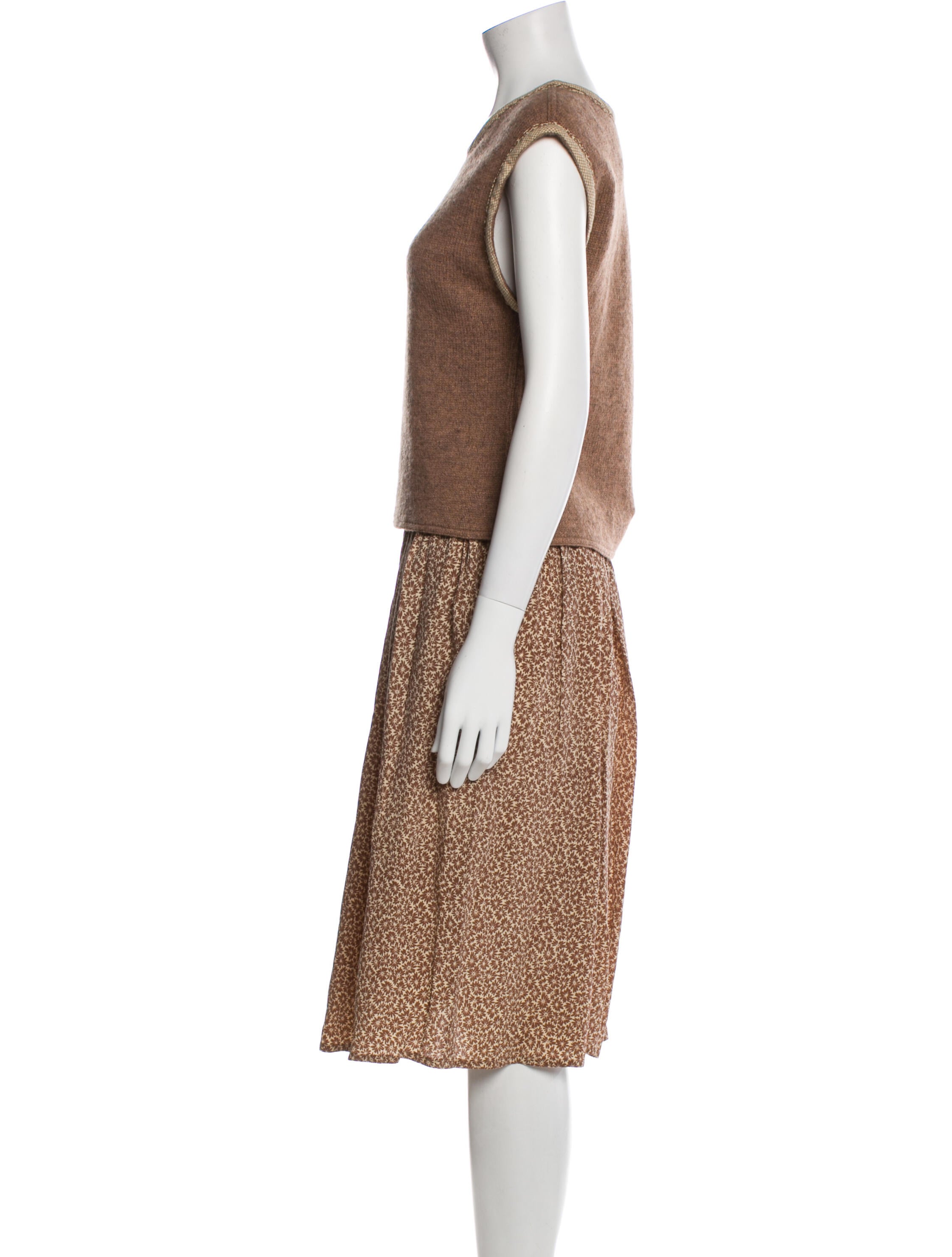 Geoffrey Beene Vintage 1980's Skirt Set