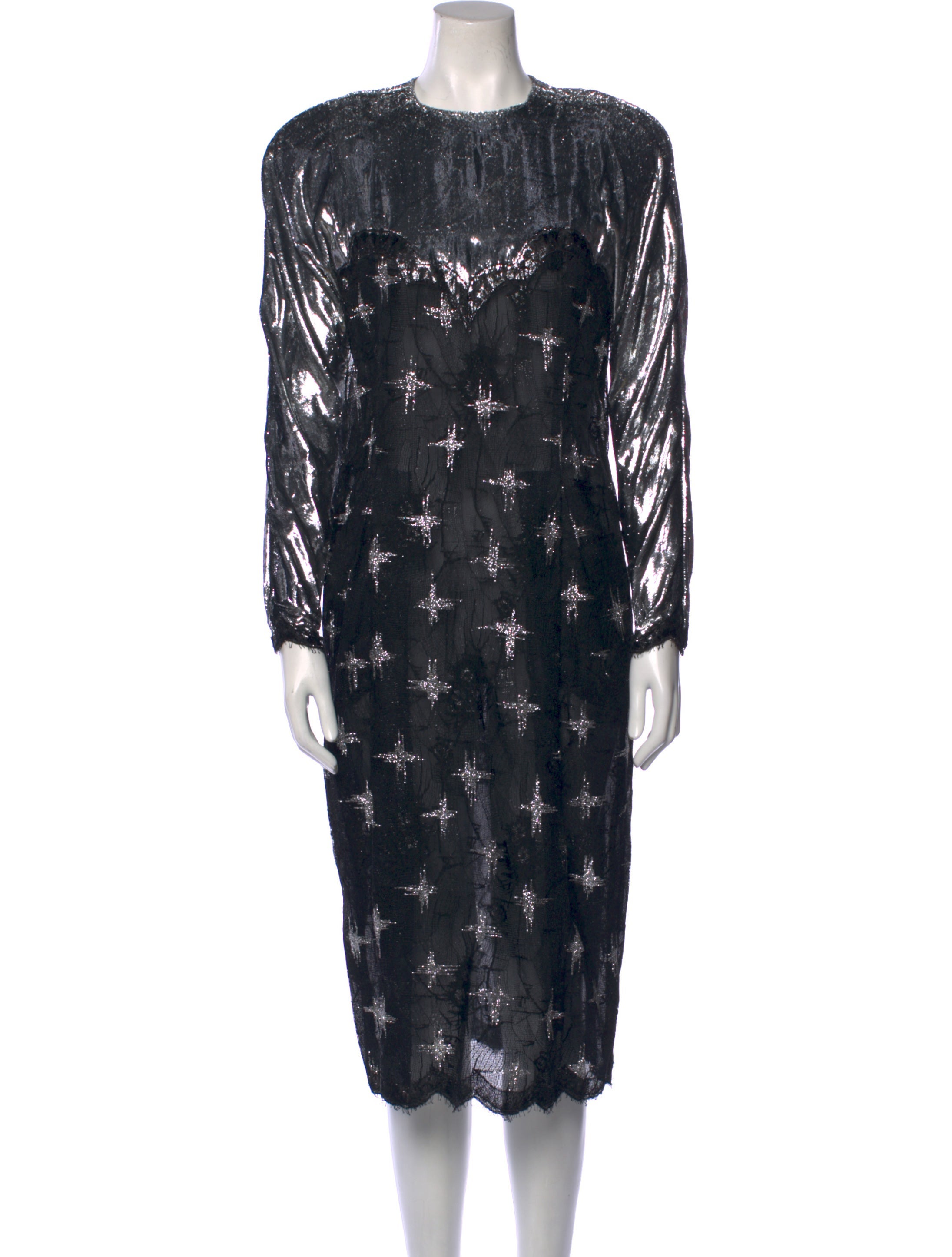 Geoffrey Beene Vintage Midi Length Dress