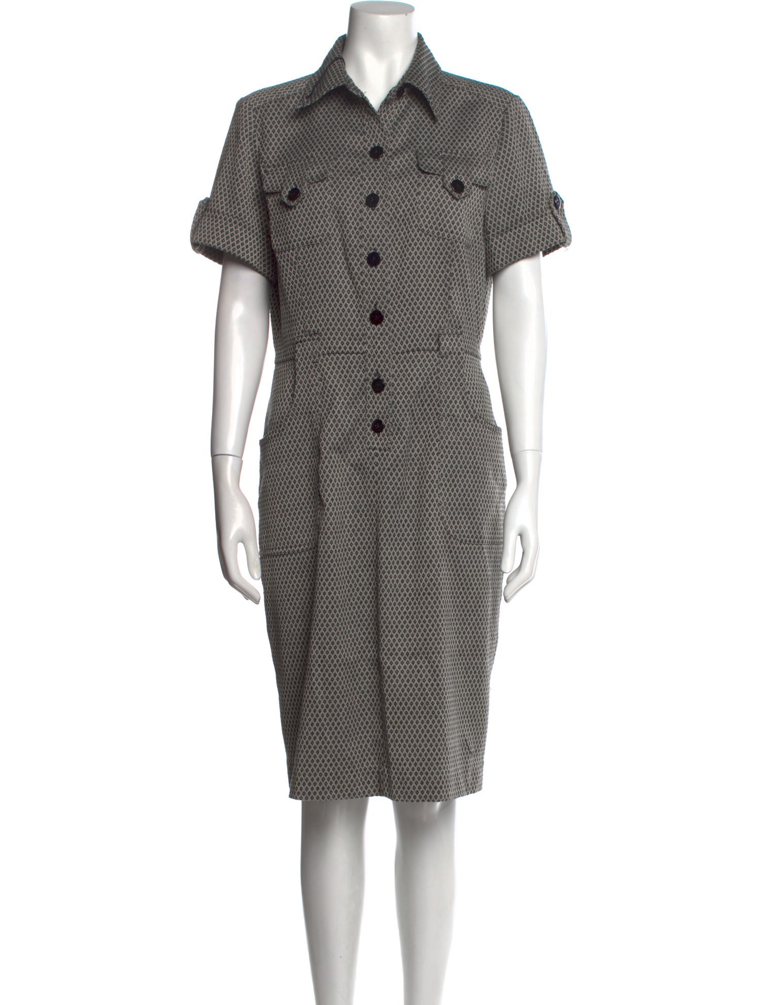 Geoffrey Beene Printed Knee-Length Dress