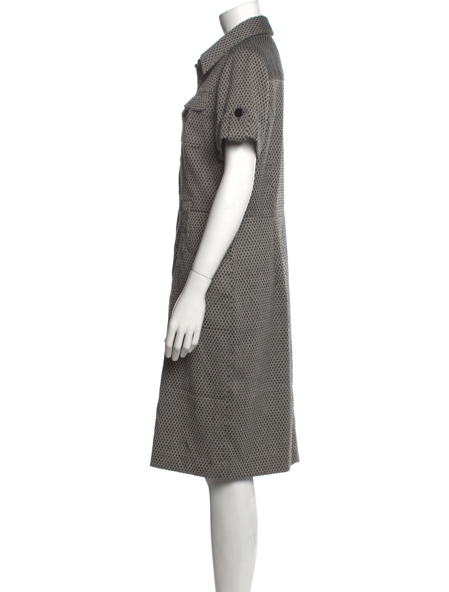 Geoffrey Beene Printed Knee-Length Dress