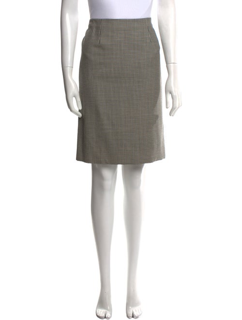 Geoffrey Beene Houndstooth Print Knee-Length Skirt