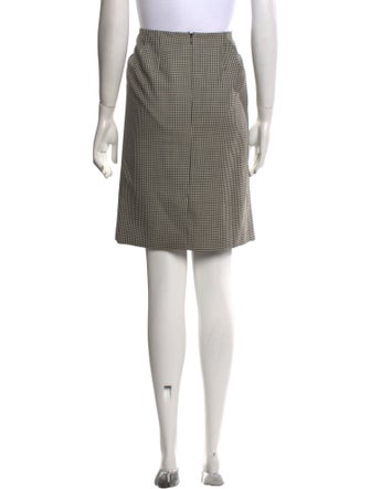 Geoffrey Beene Houndstooth Print Knee-Length Skirt