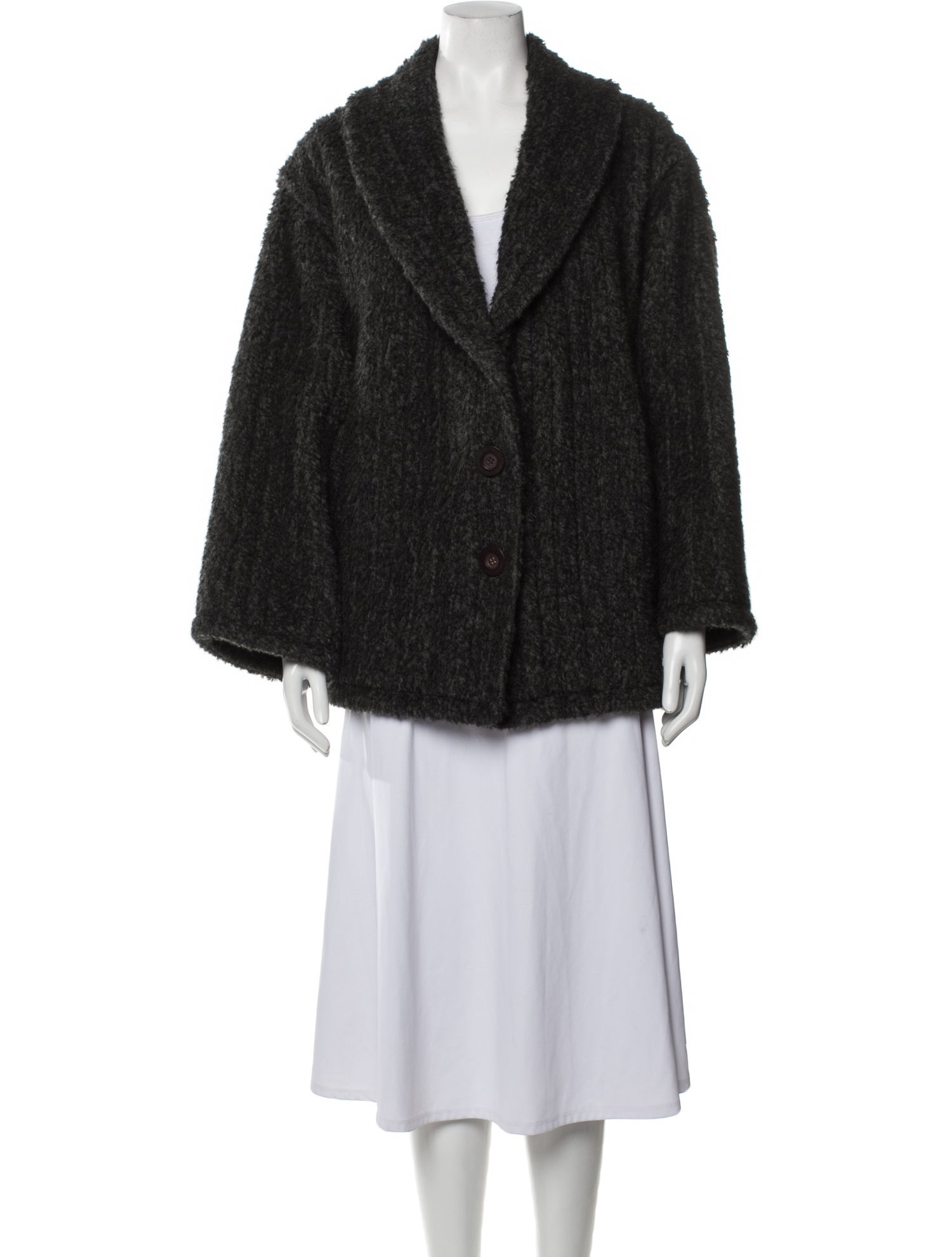 Geoffrey Beene Faux Fur Coat