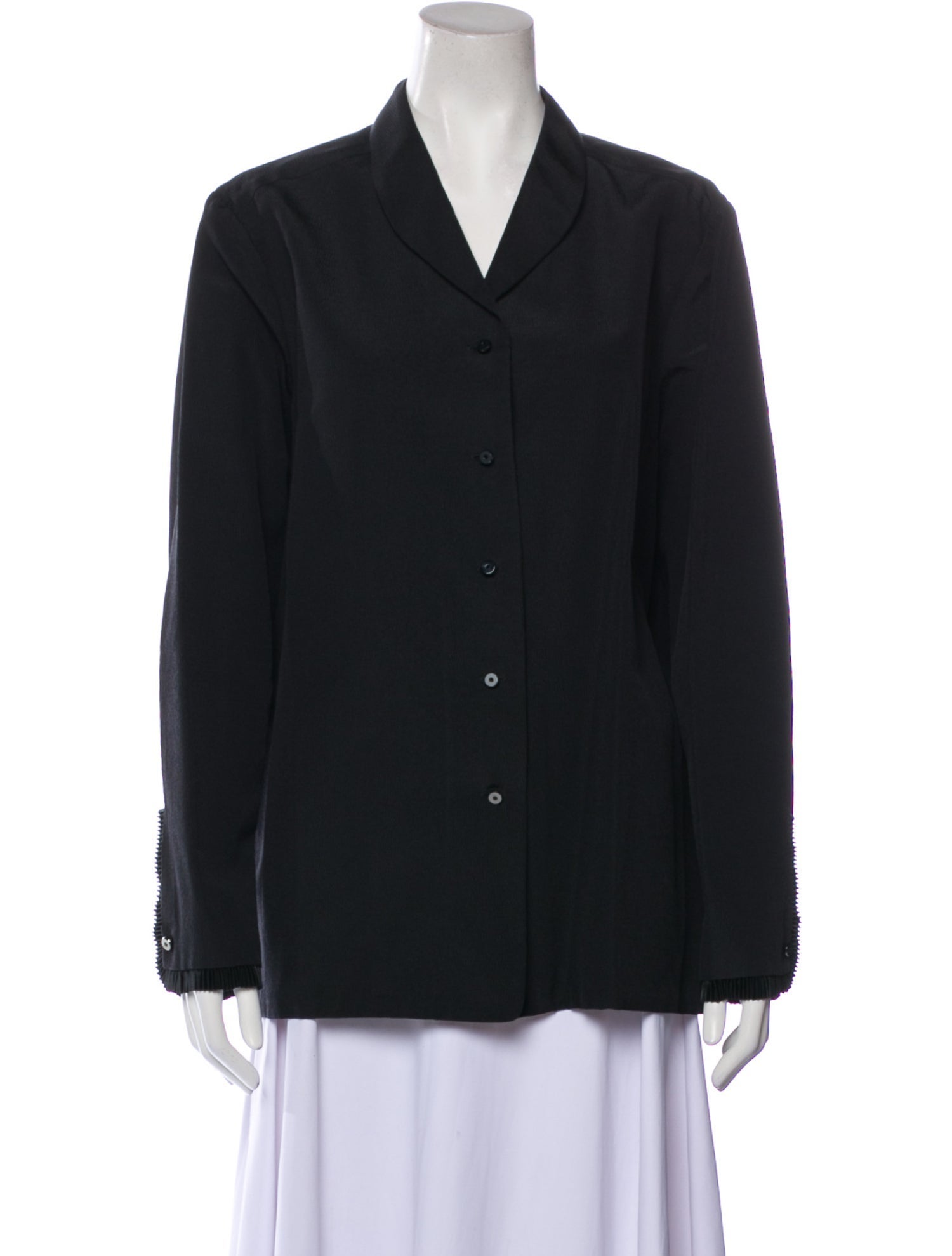 Geoffrey Beene Vintage 1990's Button-Up Top