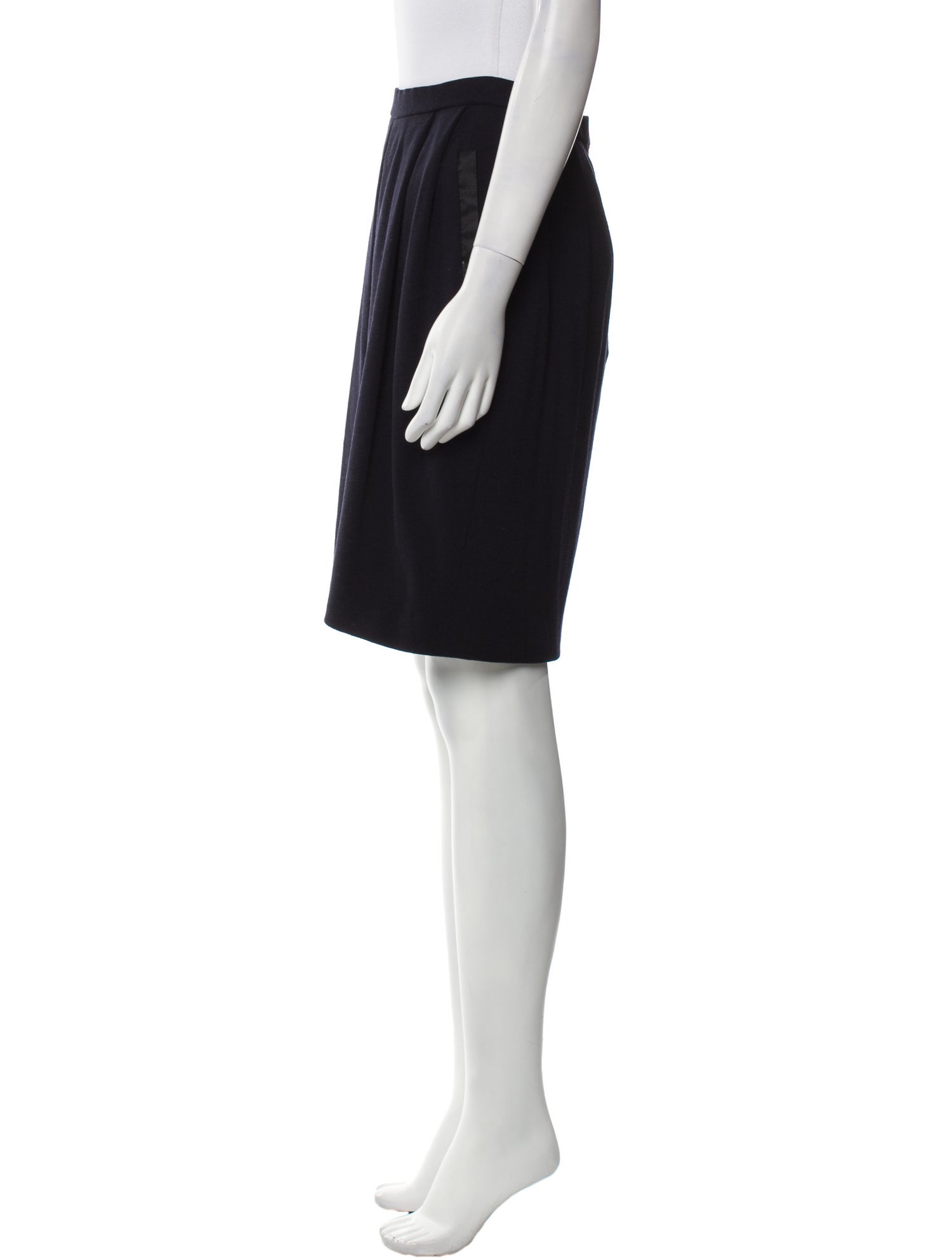 Geoffrey Beene Ruffle Embellishment Knee-Length Skirt