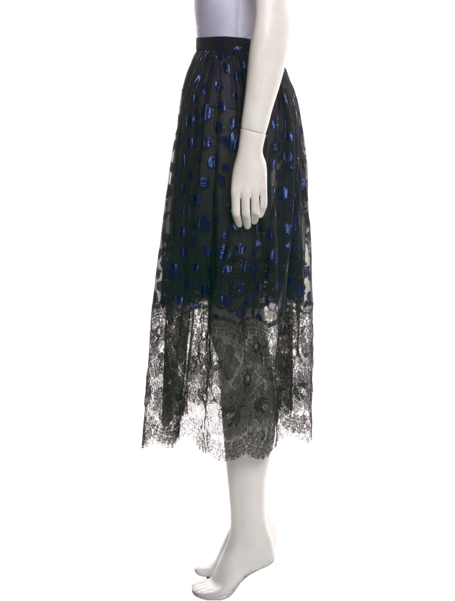 Geoffrey Beene Printed Midi Length Skirt