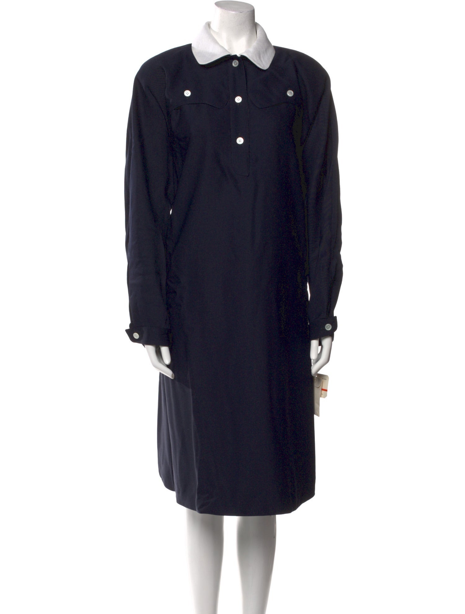 Geoffrey Beene Wool Knee-Length Dress