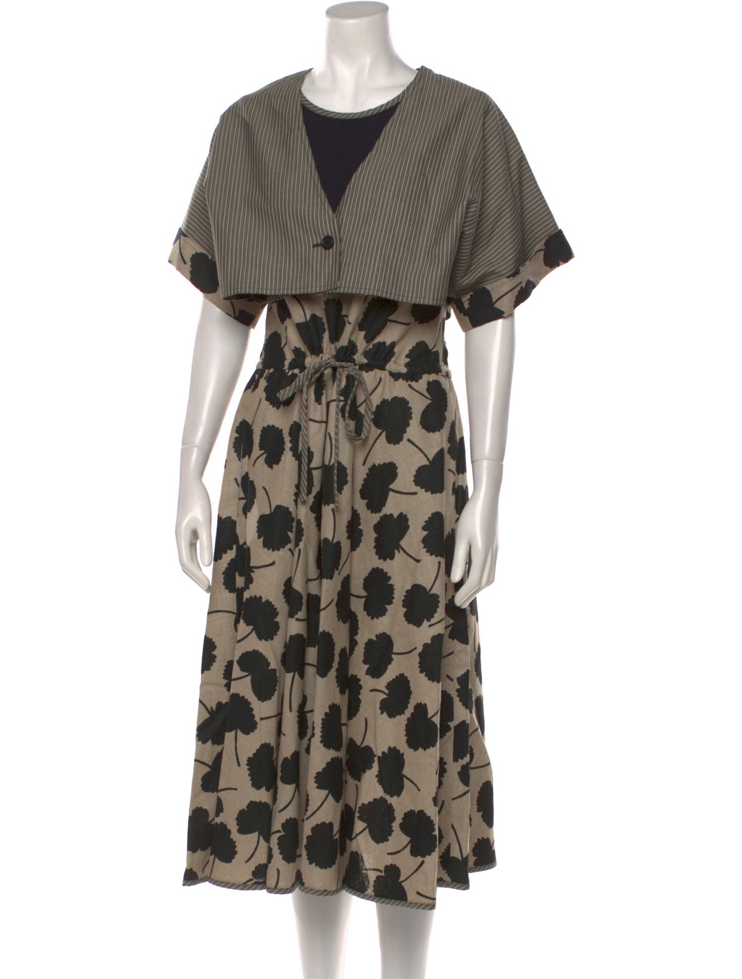 Geoffrey Beene Vintage Midi Length Dress