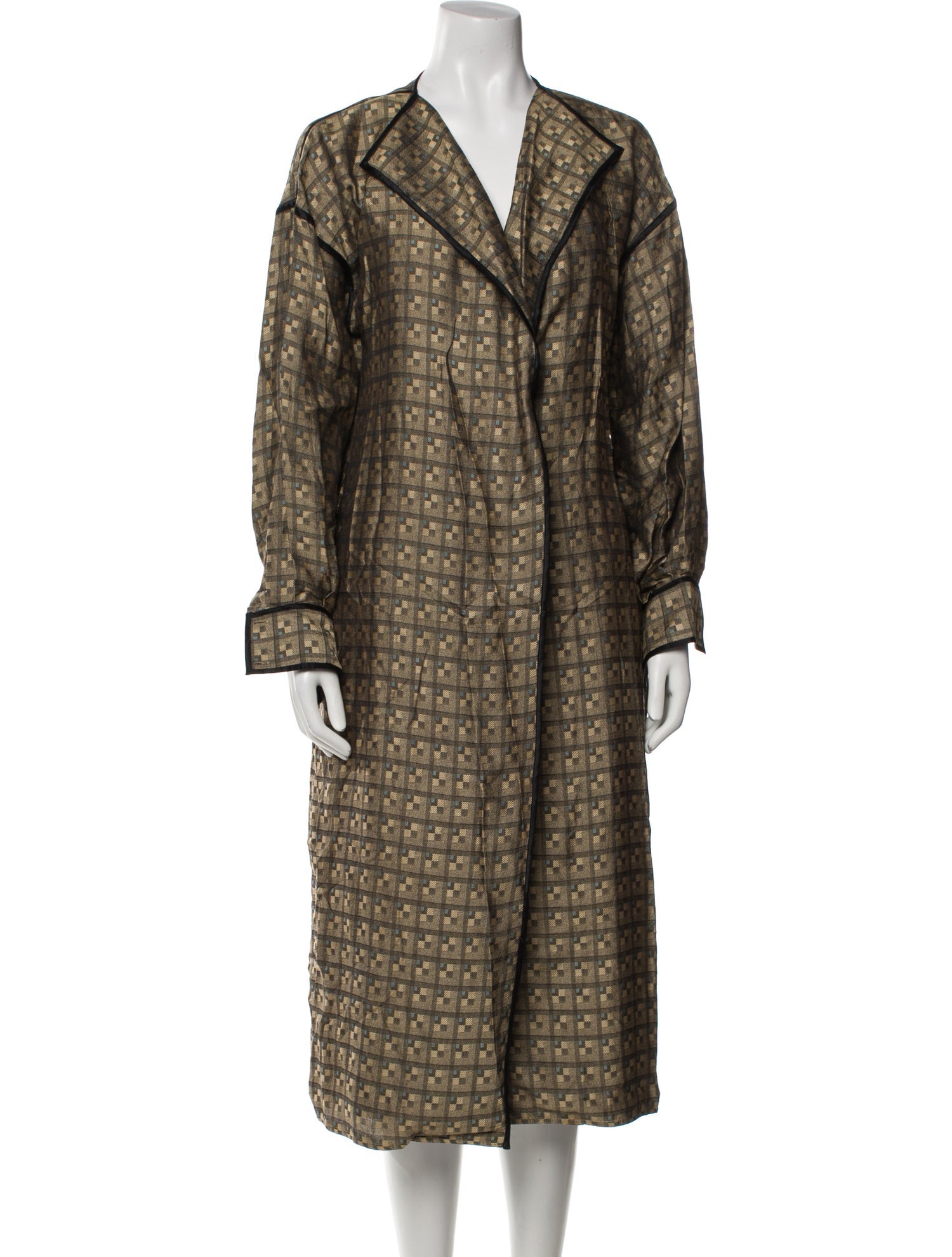 Geoffrey Beene Silk Tweed Pattern Jacket